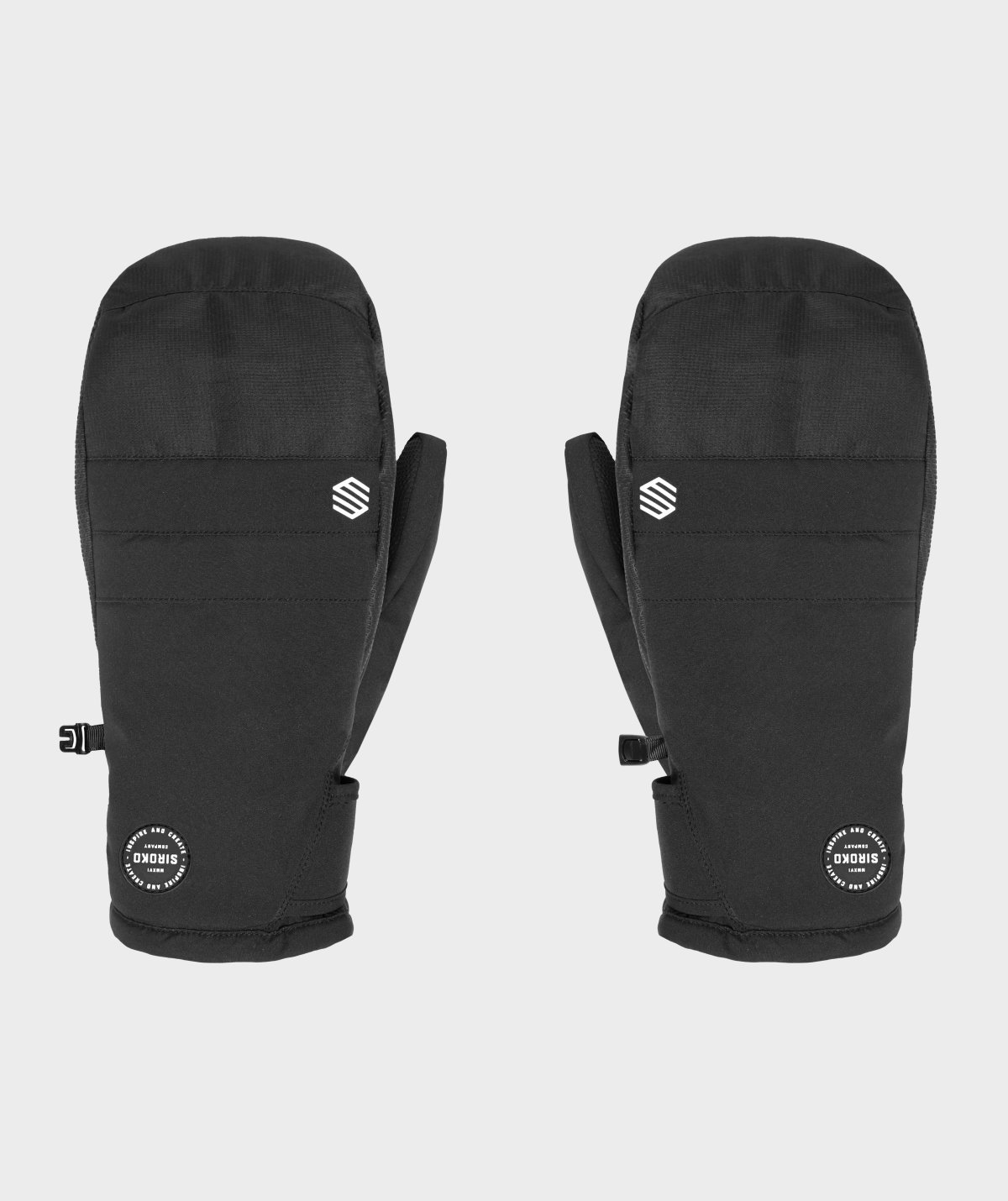 Snowboard- und SkifÃ¤ustlinge Siroko PITZTAL Black