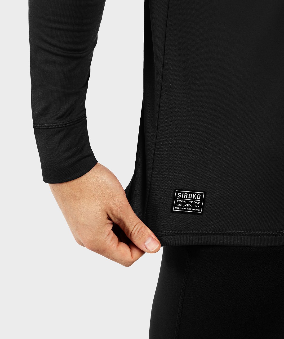 Snowboard- und Skibaselayer Siroko SLUSH Black