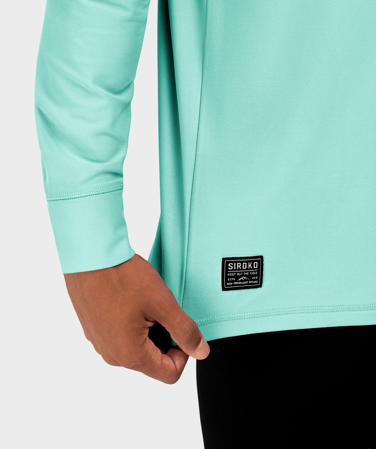 Snowboard- und Skibaselayer Siroko SLUSH Turquoise