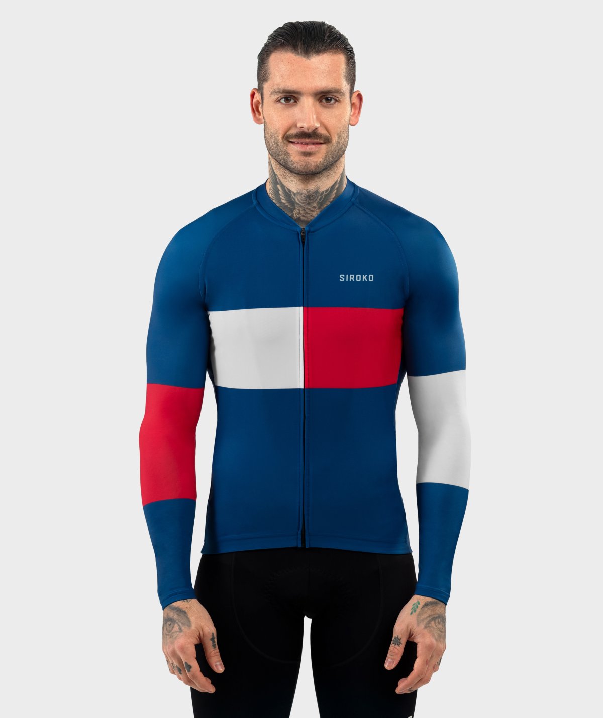 LangÃ¤rmliges Radtrikot Siroko M2 Vezzana