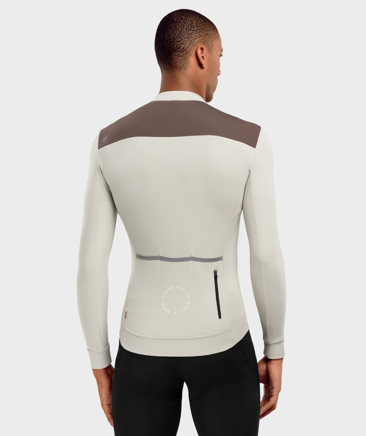 Langärmliges Radtrikot Siroko SRX M4 Sandhill