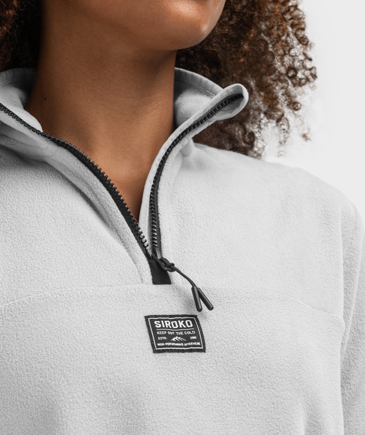 Fleecepullover Siroko Limestone-W fÃ¼r Damen