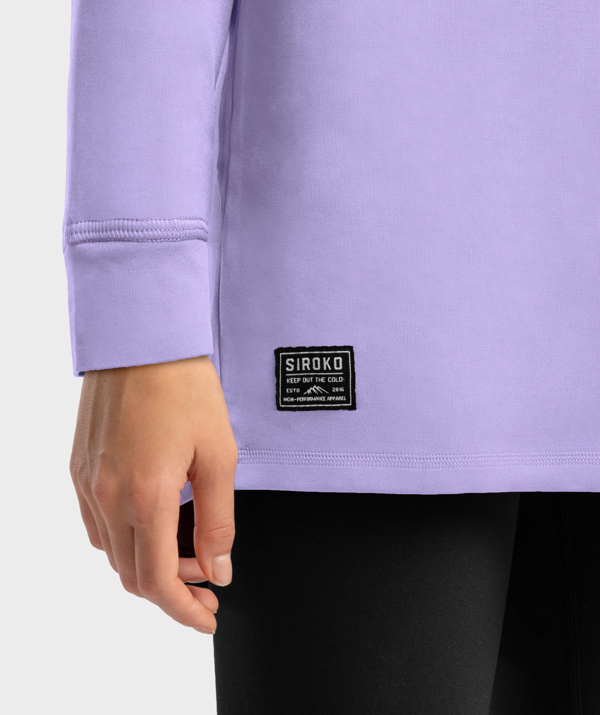 Snowboard- und Skibaselayer Siroko SLUSH-W Violet fÃ¼r Damen