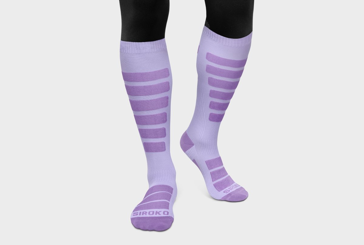Snowboard- und Skisocken Siroko AORAKI Violet