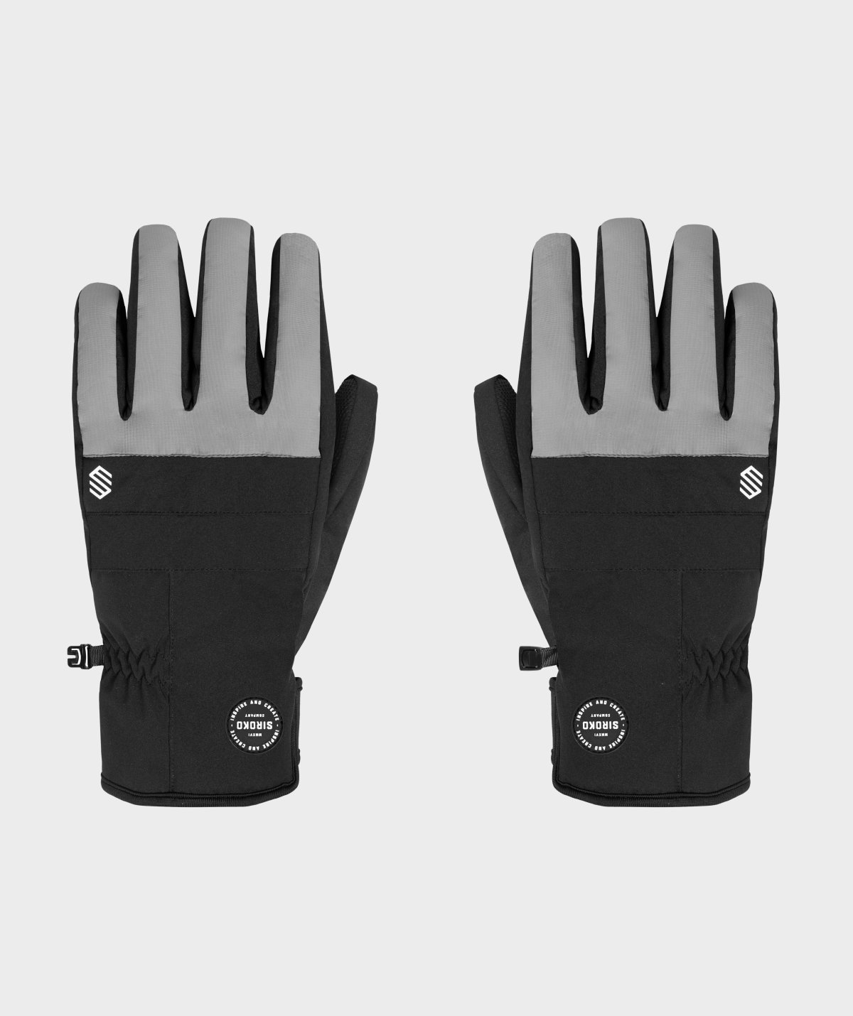 Snowboard- und Skihandschuhe Siroko VOSS Gray