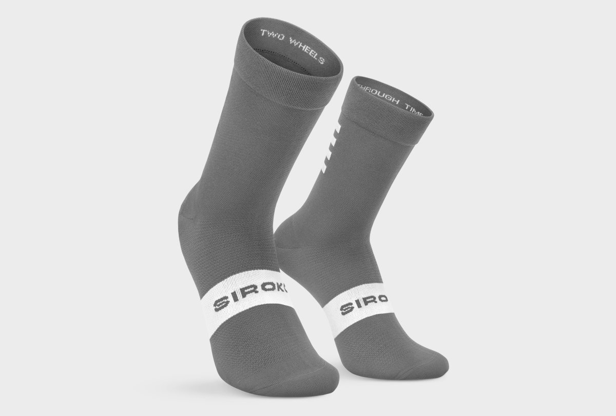 Fahrradsocken Siroko S1 Gray Saas