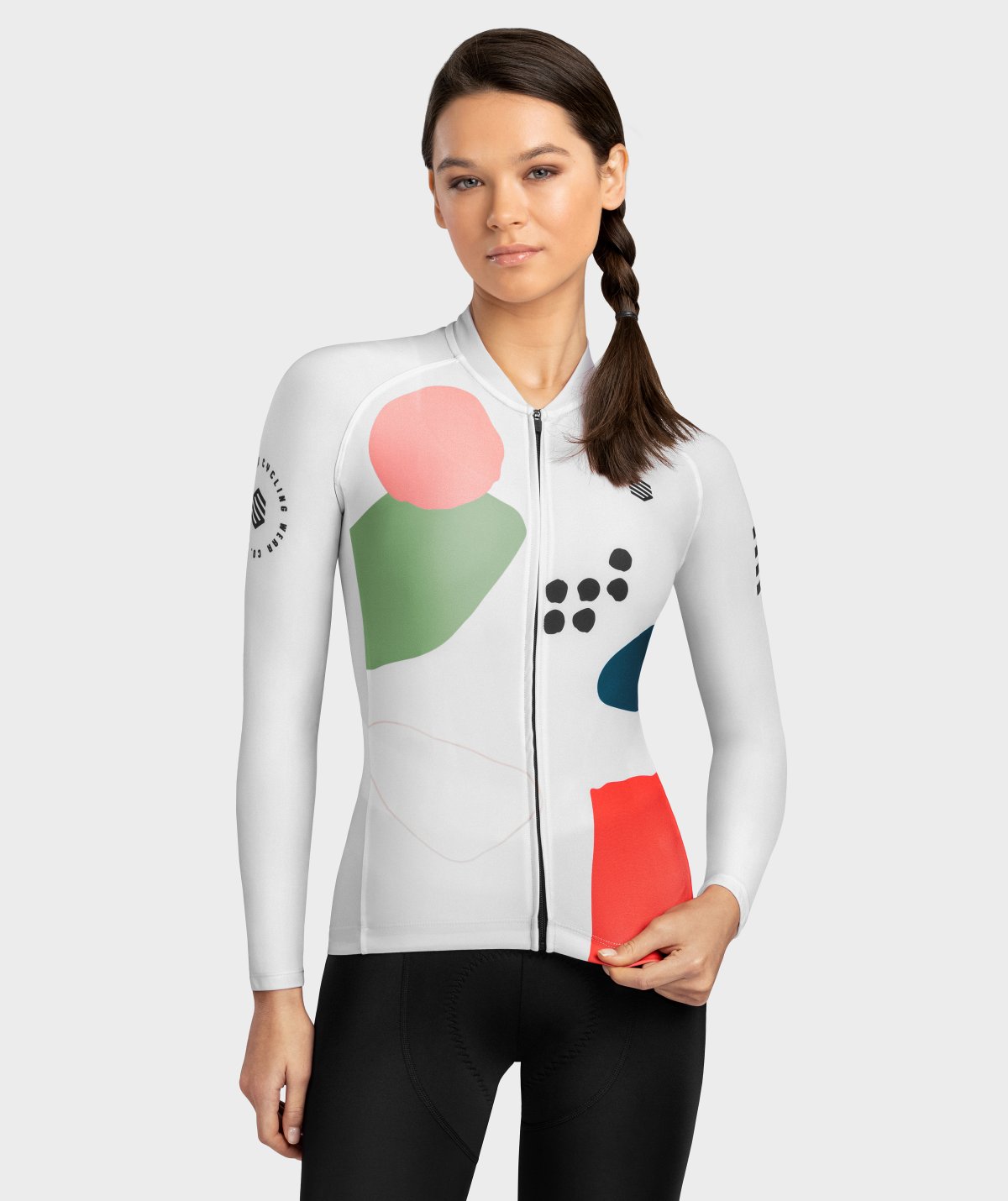 LangÃ¤rmliges Radtrikot Siroko M2 Eupen fÃ¼r Damen