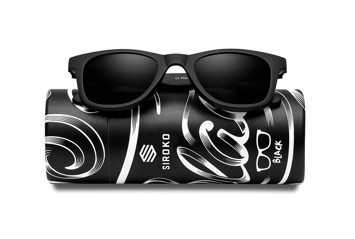 Sonnenbrille Siroko Kids Black