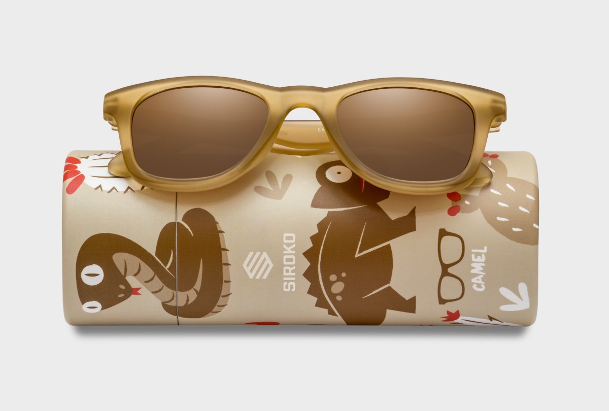 Sonnenbrille Siroko Kids Camel