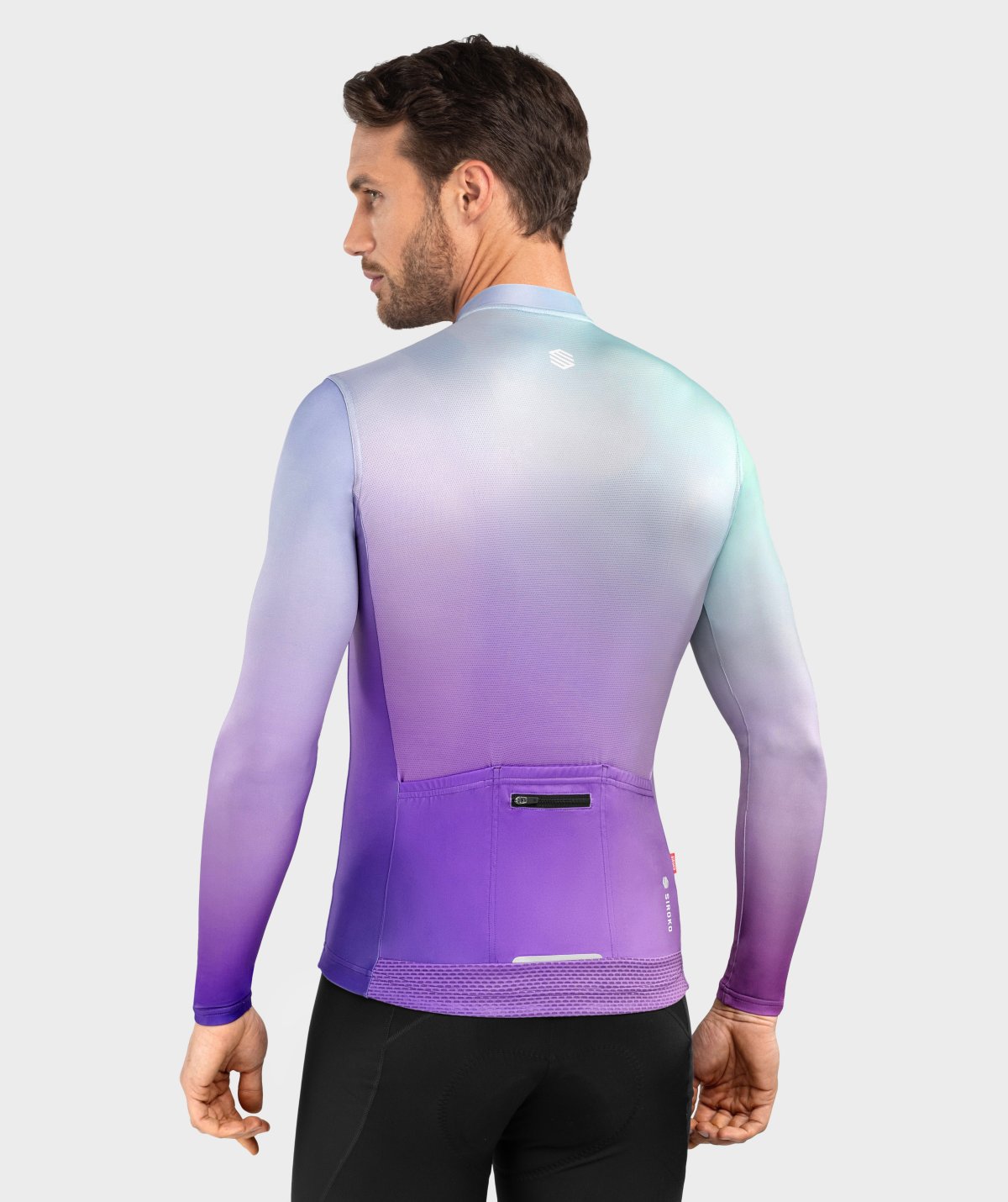 LangÃ¤rmliges Radtrikot Siroko M2 Atlas