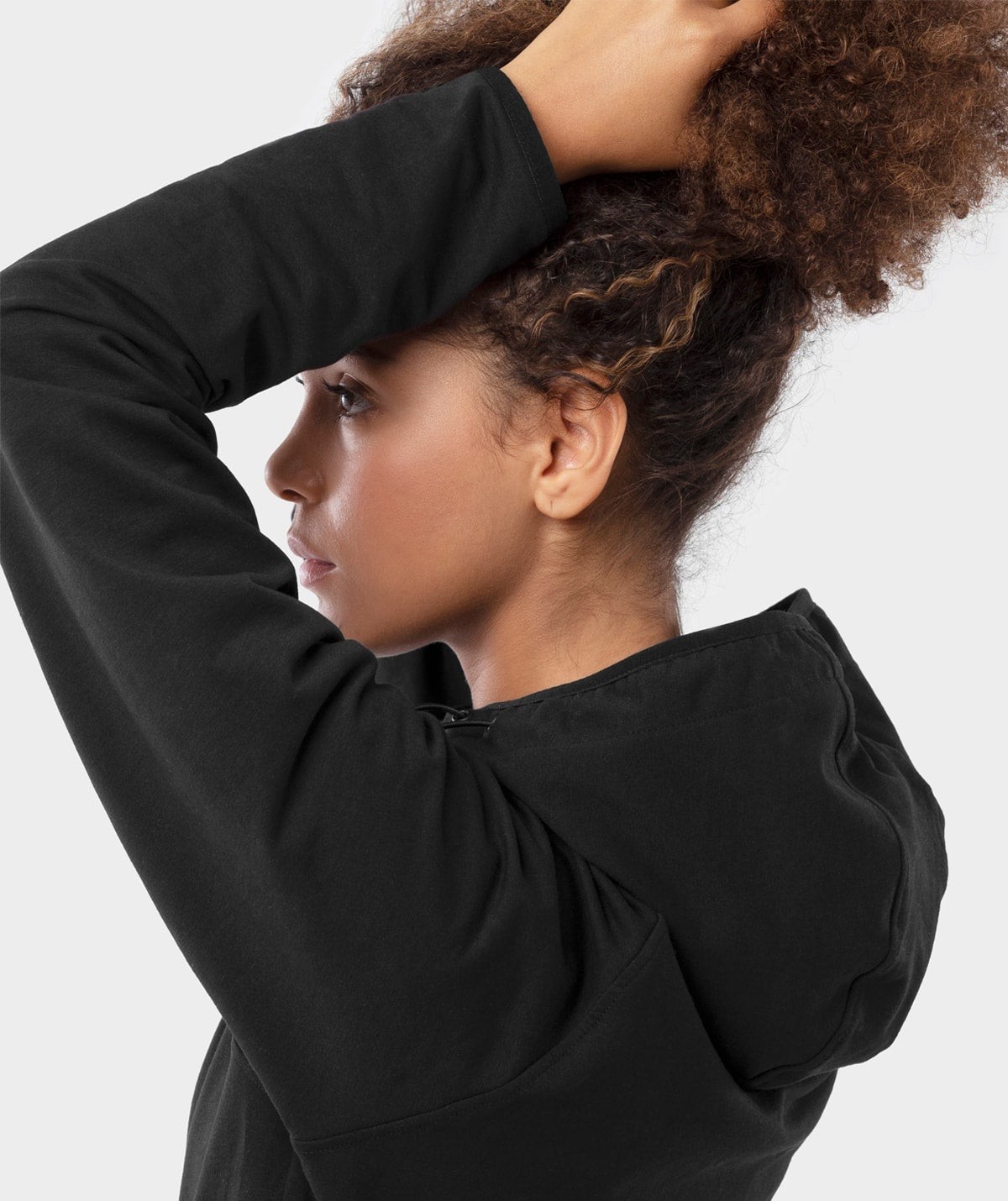 Black Square-W Sporthoodie Damen