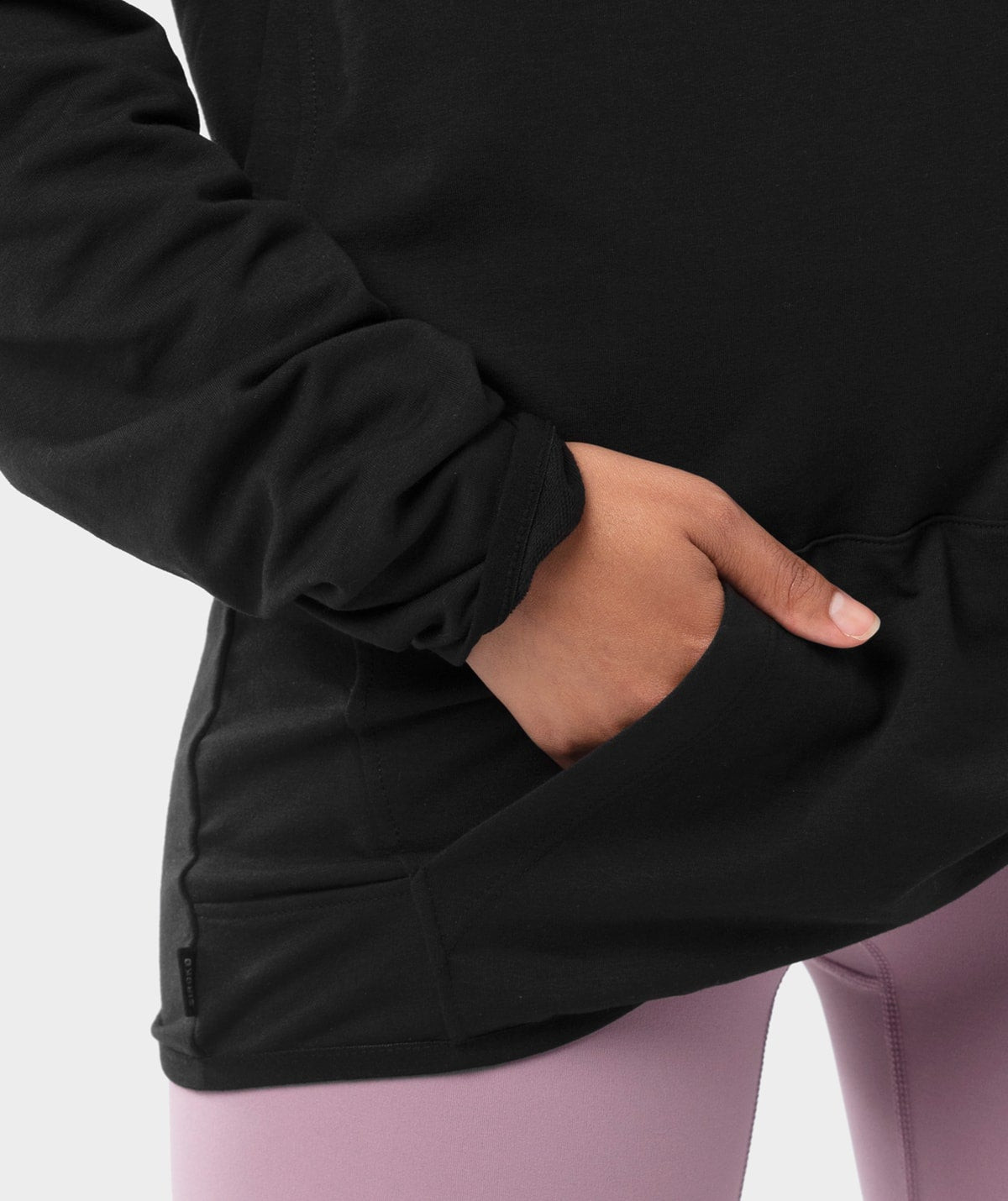 Black Square-W Sporthoodie Damen