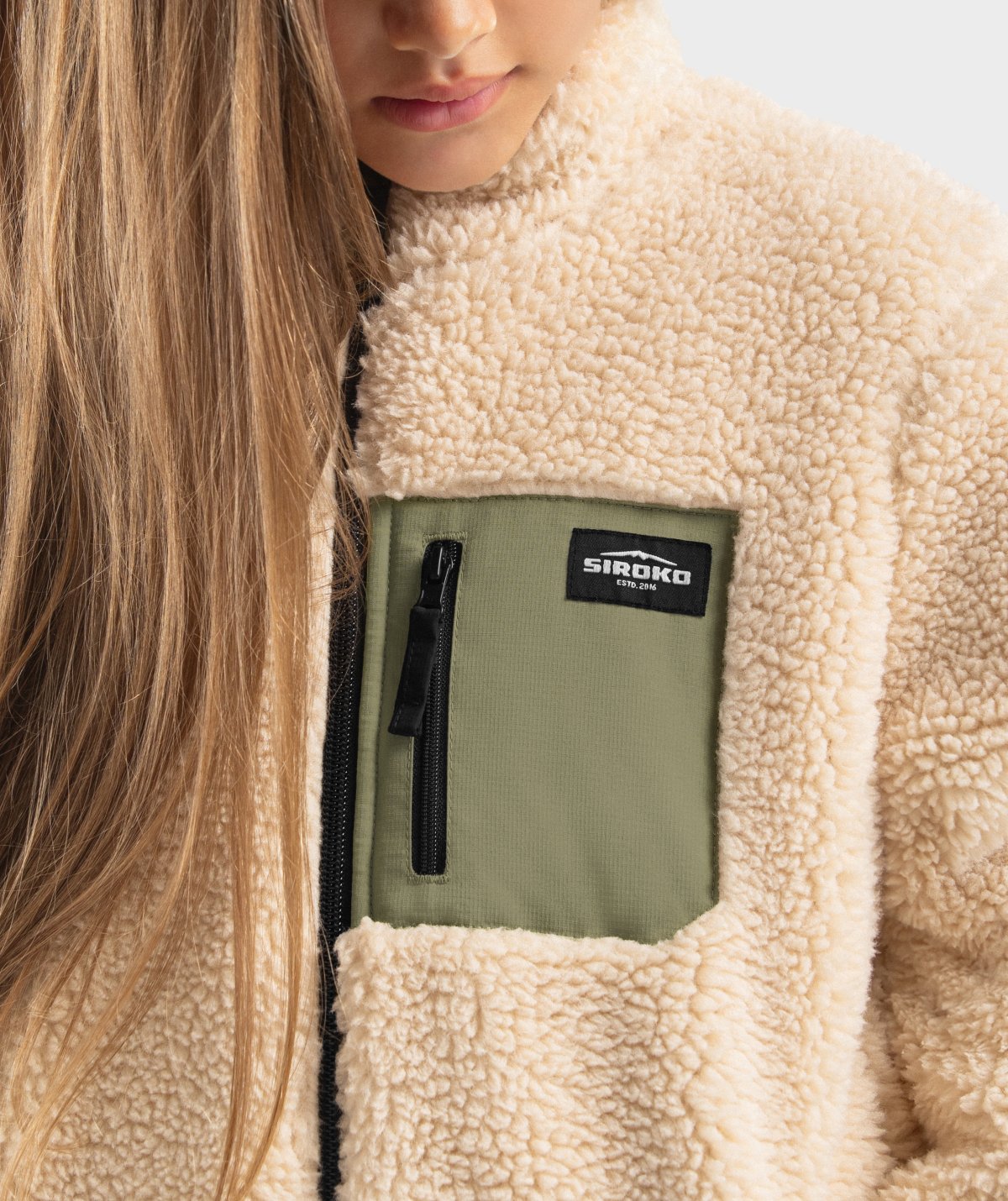 Sherpajacke fÃ¼r MÃ¤dchen Siroko Spirit-G