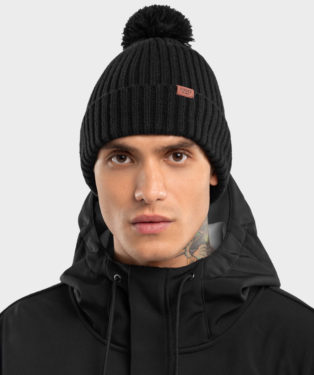 Winterbeanie mit Bommel Siroko Nori