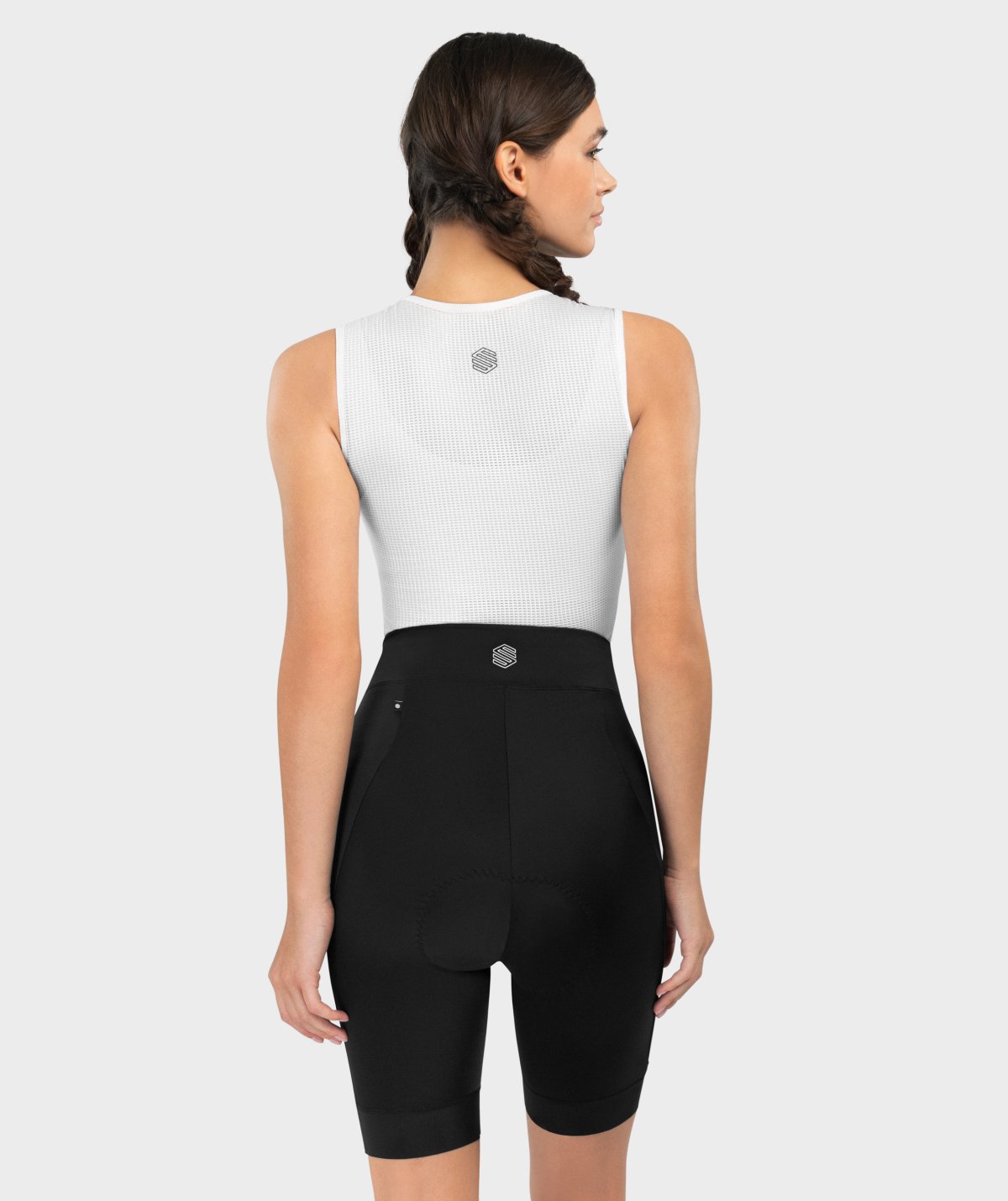 Kurze Fahrradhose mit Sitzpolster fÃ¼r Damen Siroko Bonette