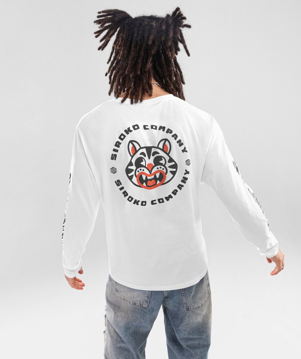 LangÃ¤rmeliges T-Shirt Siroko Lynx