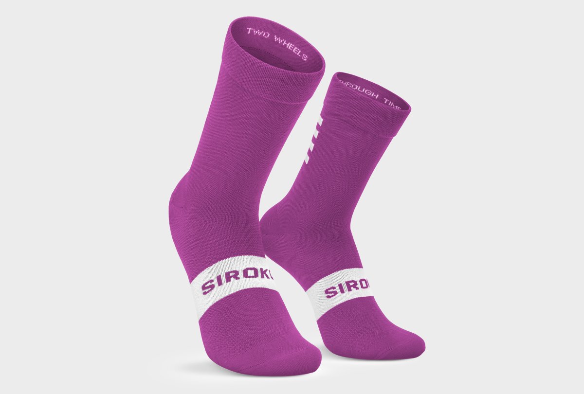 Fahrradsocken Siroko S1 Fucsia Barillete