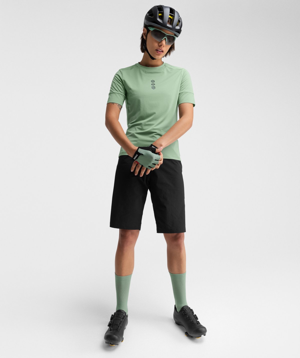 Juniper Technisches Gravel-T-Shirt Radsport Damen
