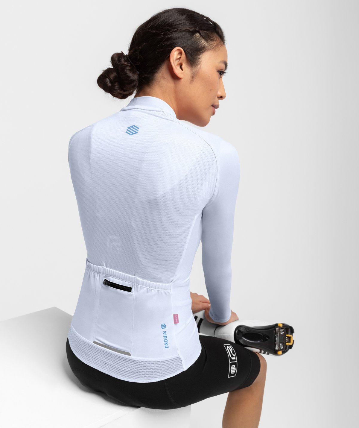 LangÃ¤rmliges Radtrikot Siroko M2 Oceania fÃ¼r Damen