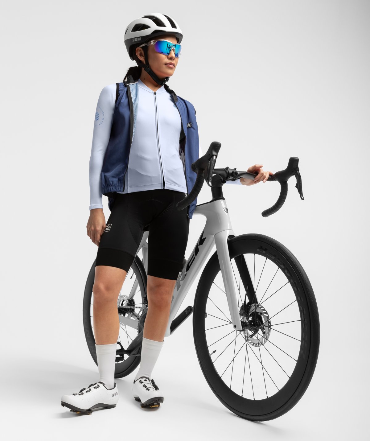 LangÃ¤rmliges Radtrikot Siroko M2 Oceania fÃ¼r Damen