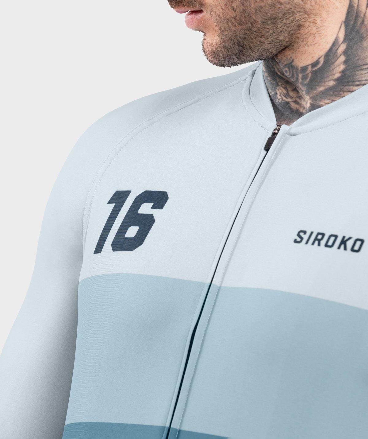 LangÃ¤rmliges Radtrikot Siroko M2 Focus