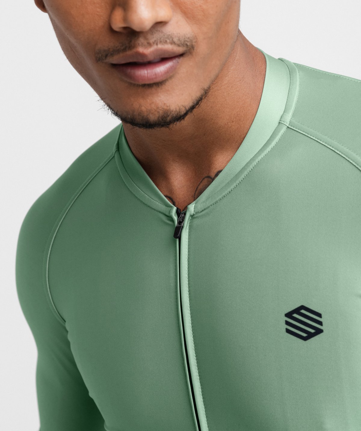 LangÃ¤rmliges Radtrikot Siroko M2 Snakebite
