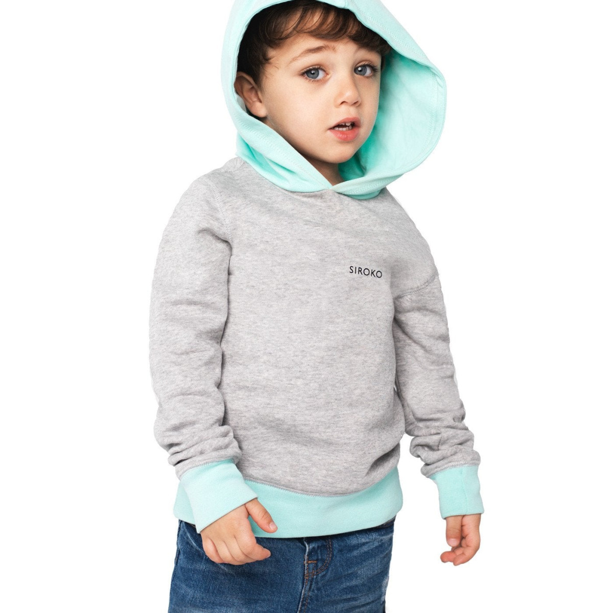 Siroko Pirate Kid Kinder-Sweatshirt mit Kapuze