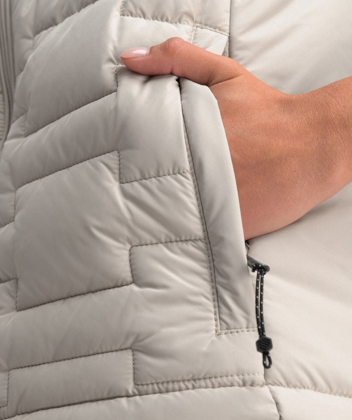 Isolierte Golfweste fÃ¼r Damen Royal-W Sand