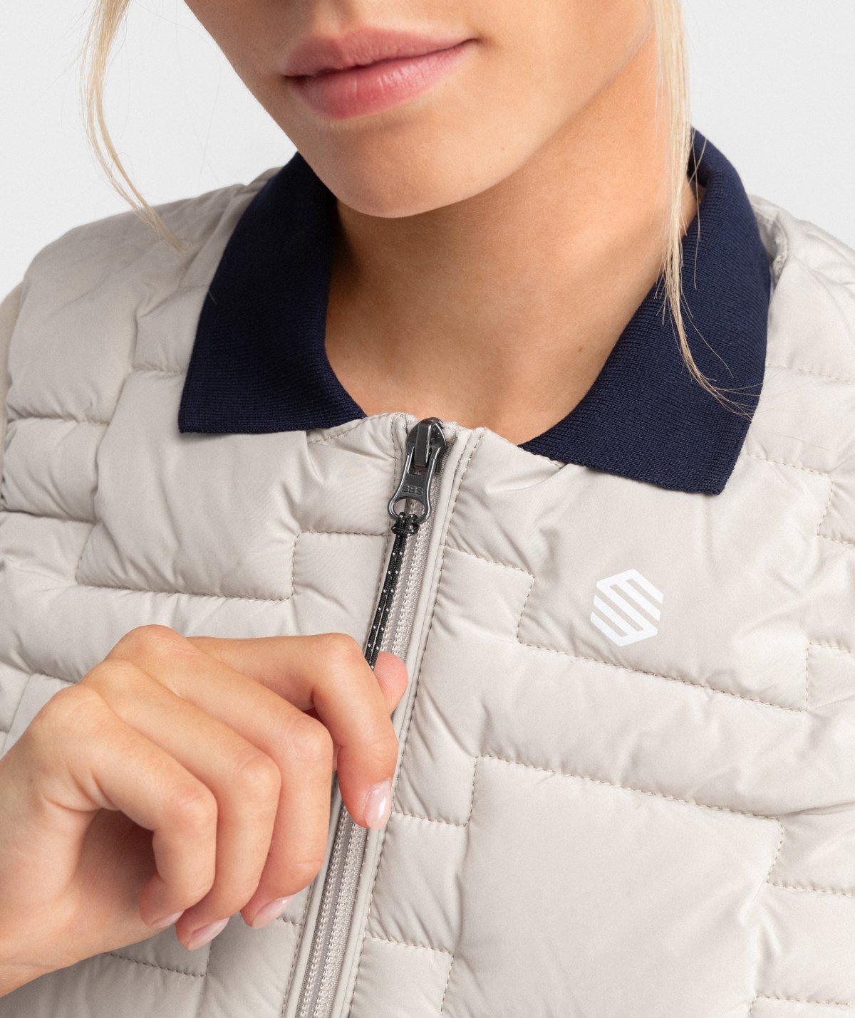 Isolierte Golfweste fÃ¼r Damen Royal-W Sand