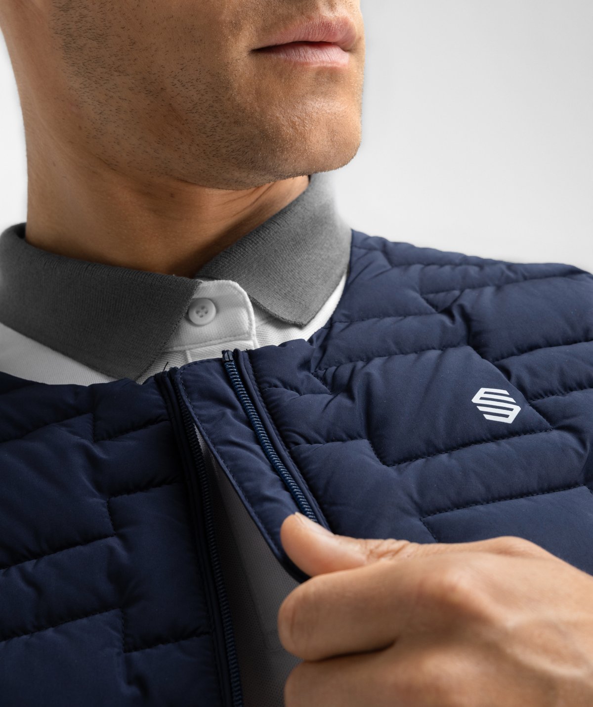 Isolierte Golfweste fÃ¼r Herren Royal Navy