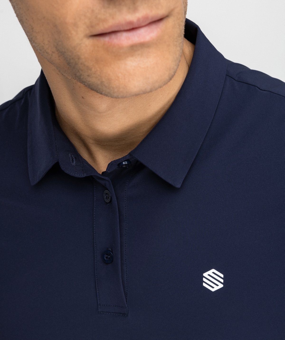 Birkdale Navy Funktions-Poloshirt Golf Herren