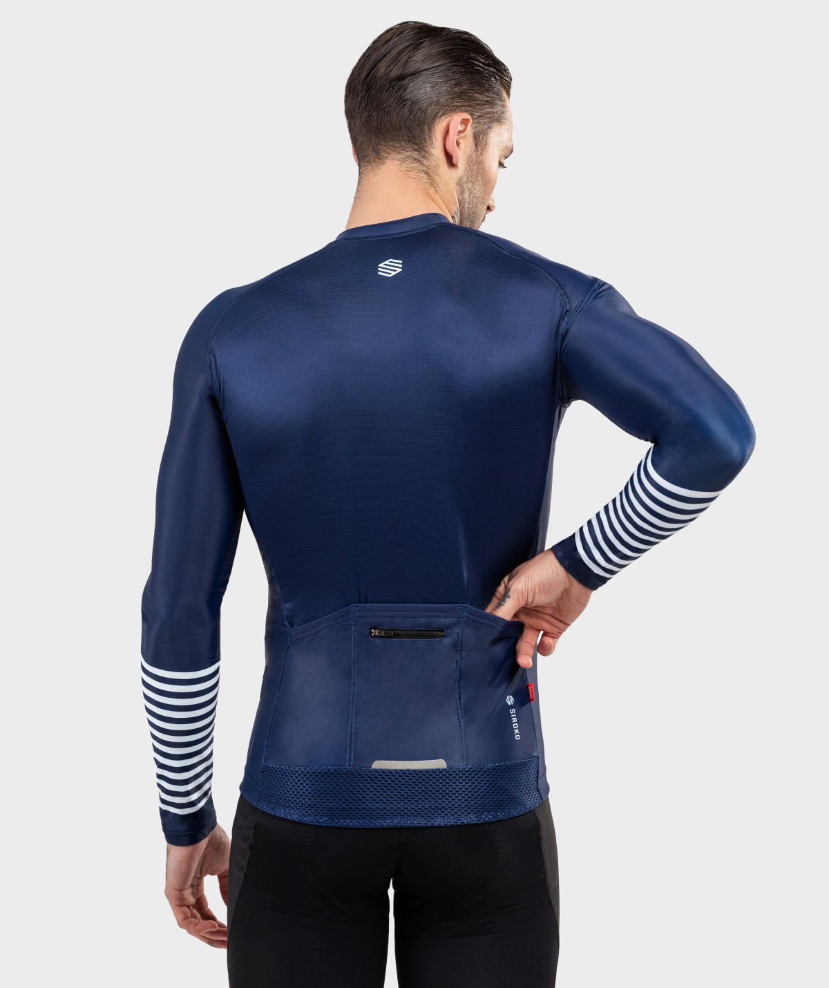 LangÃ¤rmliges Radtrikot Siroko M2 Alpine
