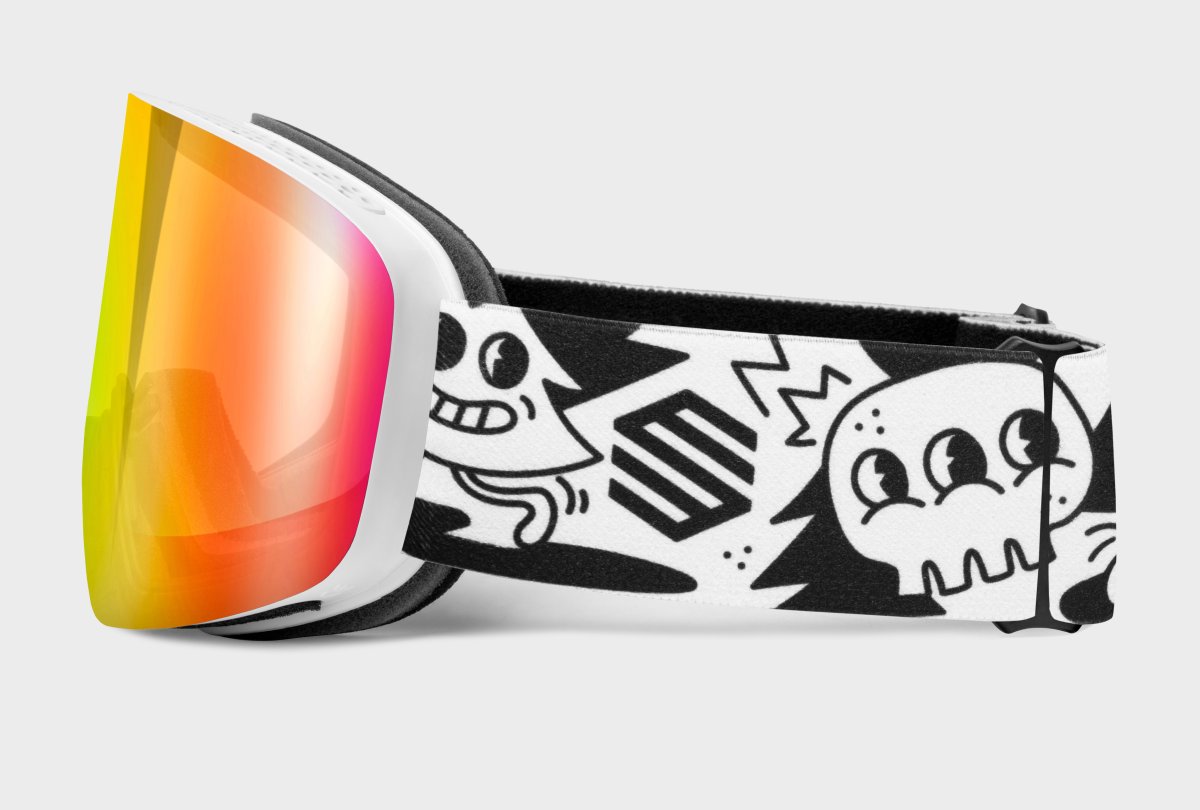 Snowboard- und Skibrillen fÃ¼r Kinder Siroko GX Kids Snowman