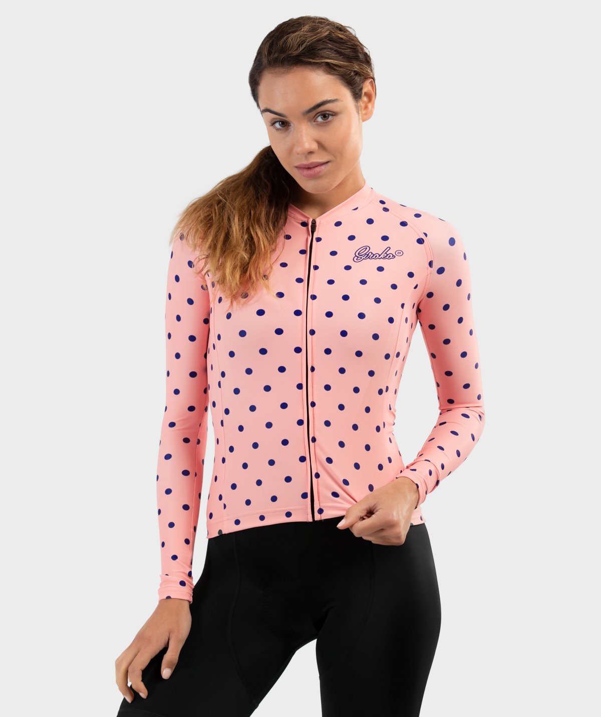 LangÃ¤rmliges Radtrikot Siroko M2 Grand Classic fÃ¼r Damen
