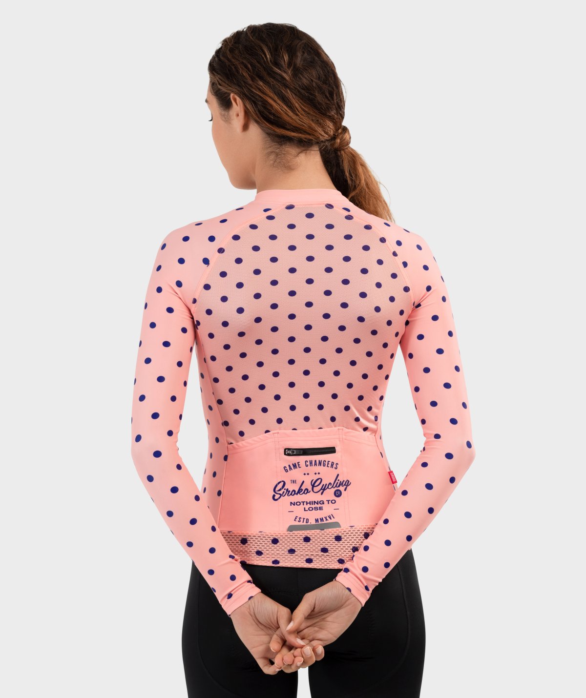 LangÃ¤rmliges Radtrikot Siroko M2 Grand Classic fÃ¼r Damen
