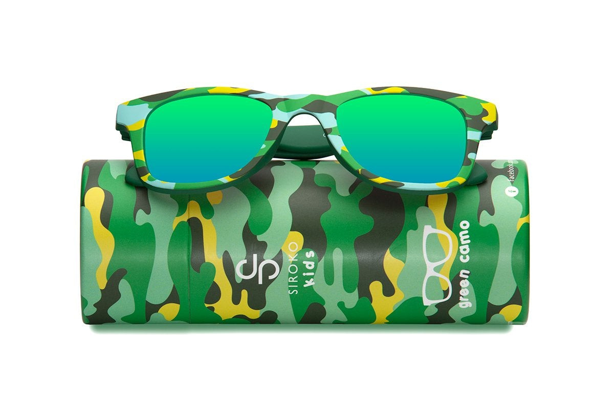Sonnenbrille Siroko Kids Green Camo