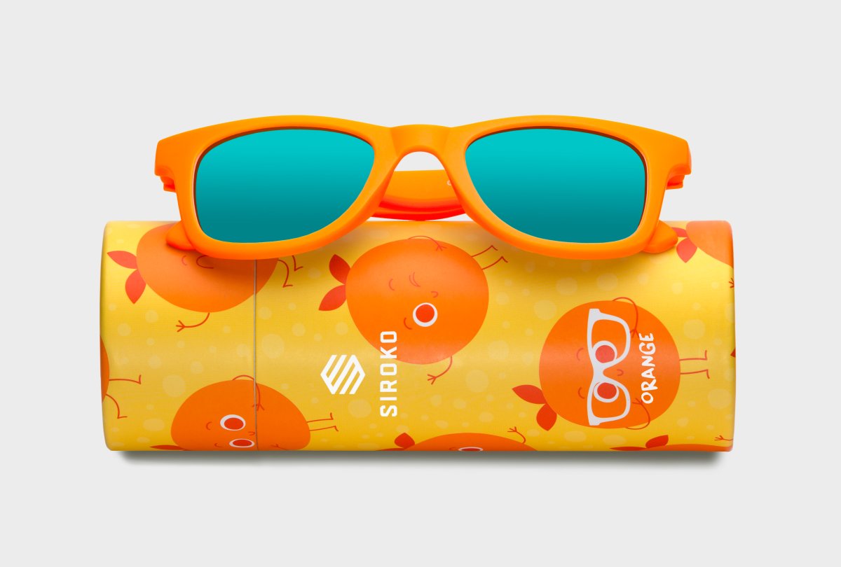 Sonnenbrille Siroko Kids Orange