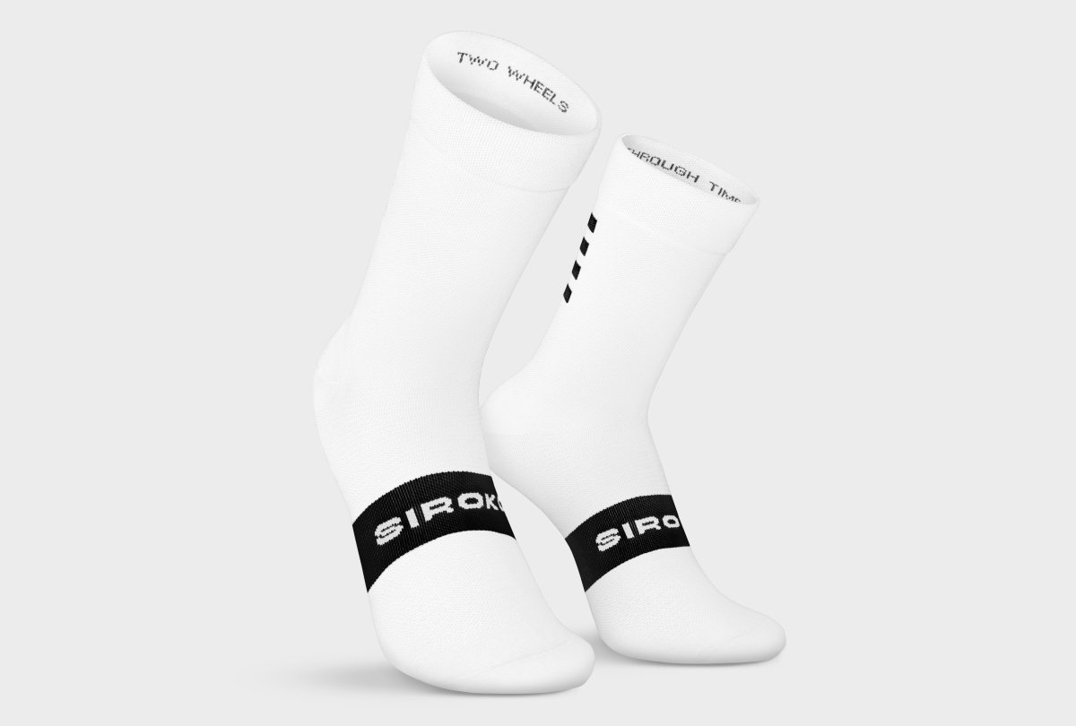 Fahrradsocken Siroko S1 White Gavia
