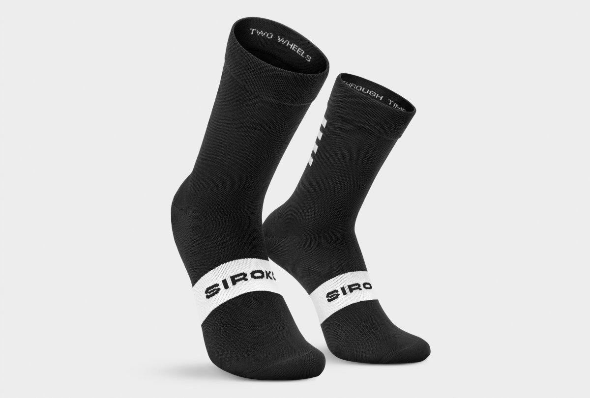Fahrradsocken Siroko S1 Black Kapelmuur