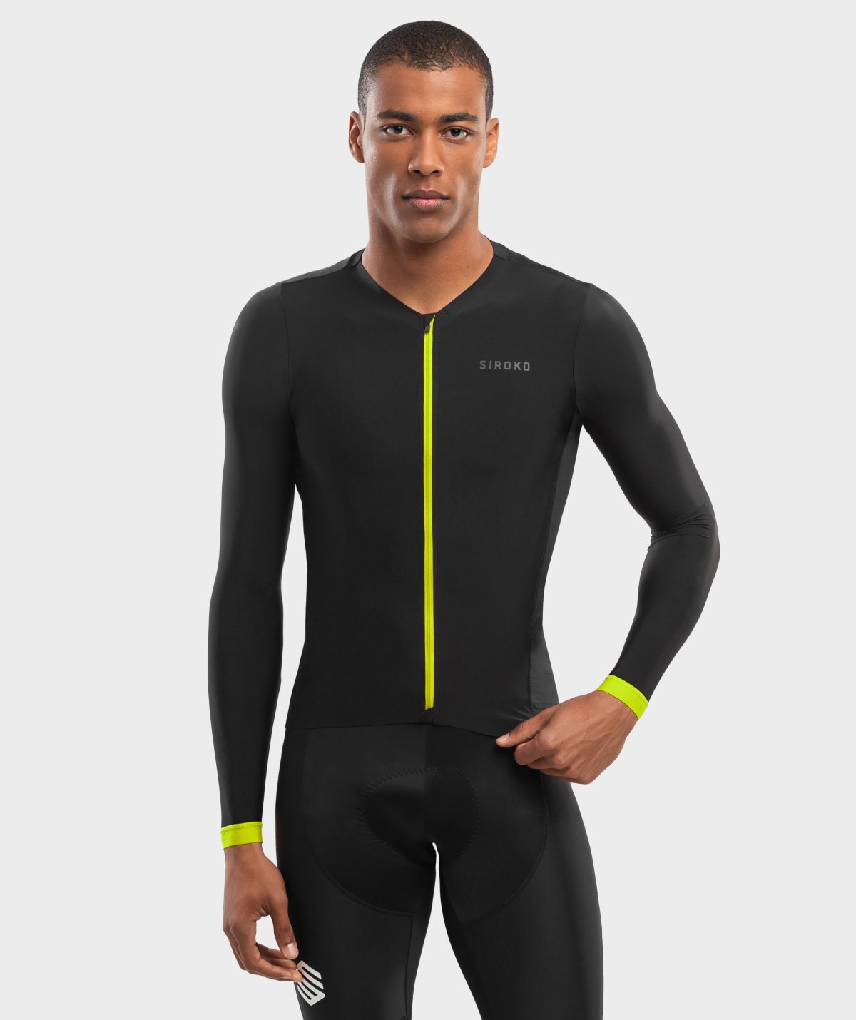 Premium Langarmradtrikot Siroko SRX KÃ¼htai