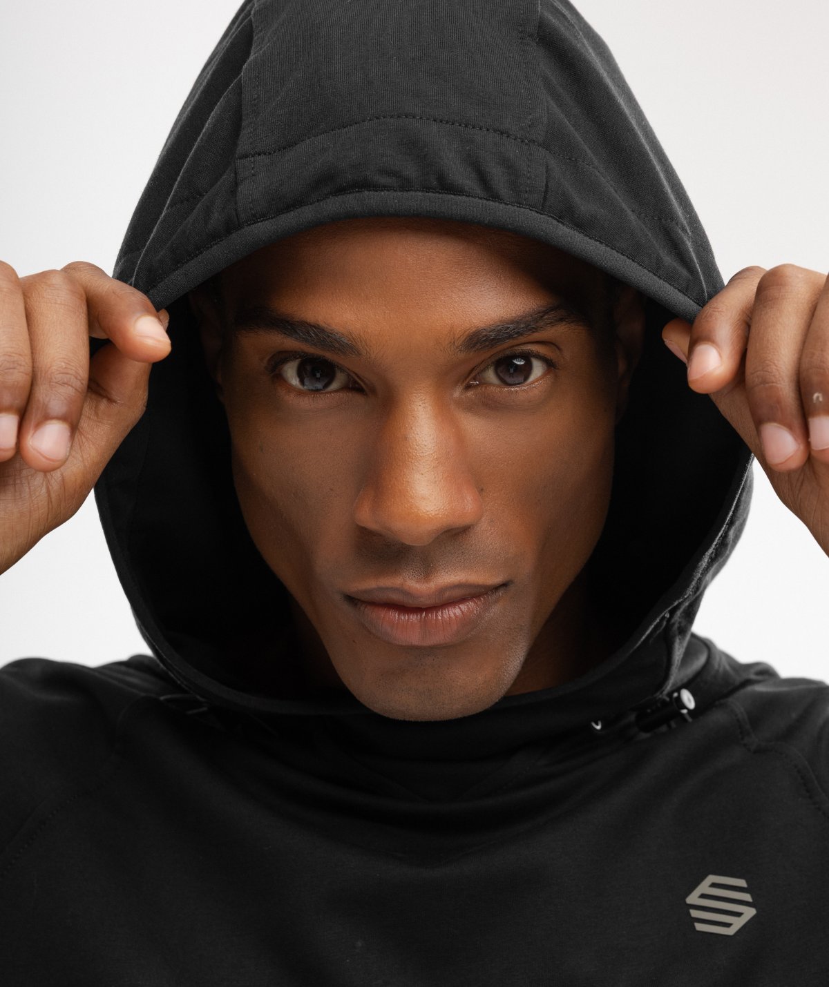 Black Square Sporthoodie Herren