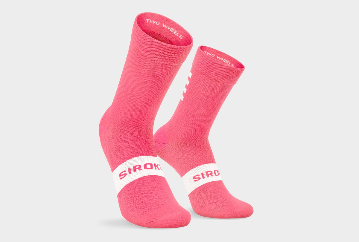 Fahrradsocken Siroko S1 Coral Mauna Kea