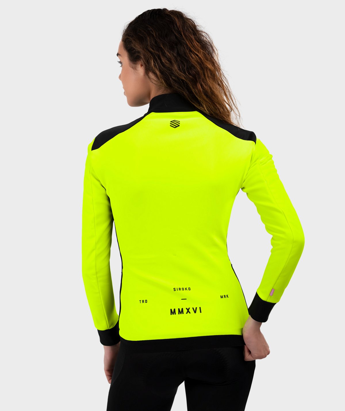 Winter-Fahrradjacke fÃ¼r Damen Siroko J1 Cycle Chic