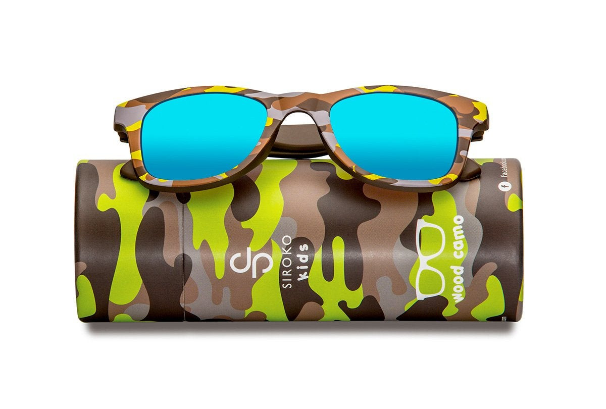Sonnenbrille Siroko Kids Wood Camo
